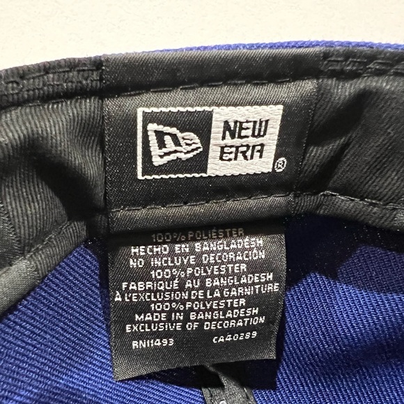 New Era, 59Fifty Fitted Hat, Los Angeles Dodgers, Blue & White - Picture 9 of 10